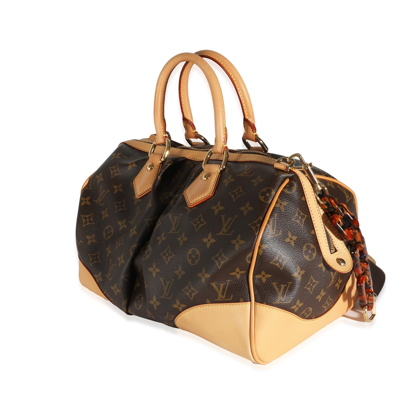 Louis Vuitton Stephen Spro Boston Monogram Canvas Handbag