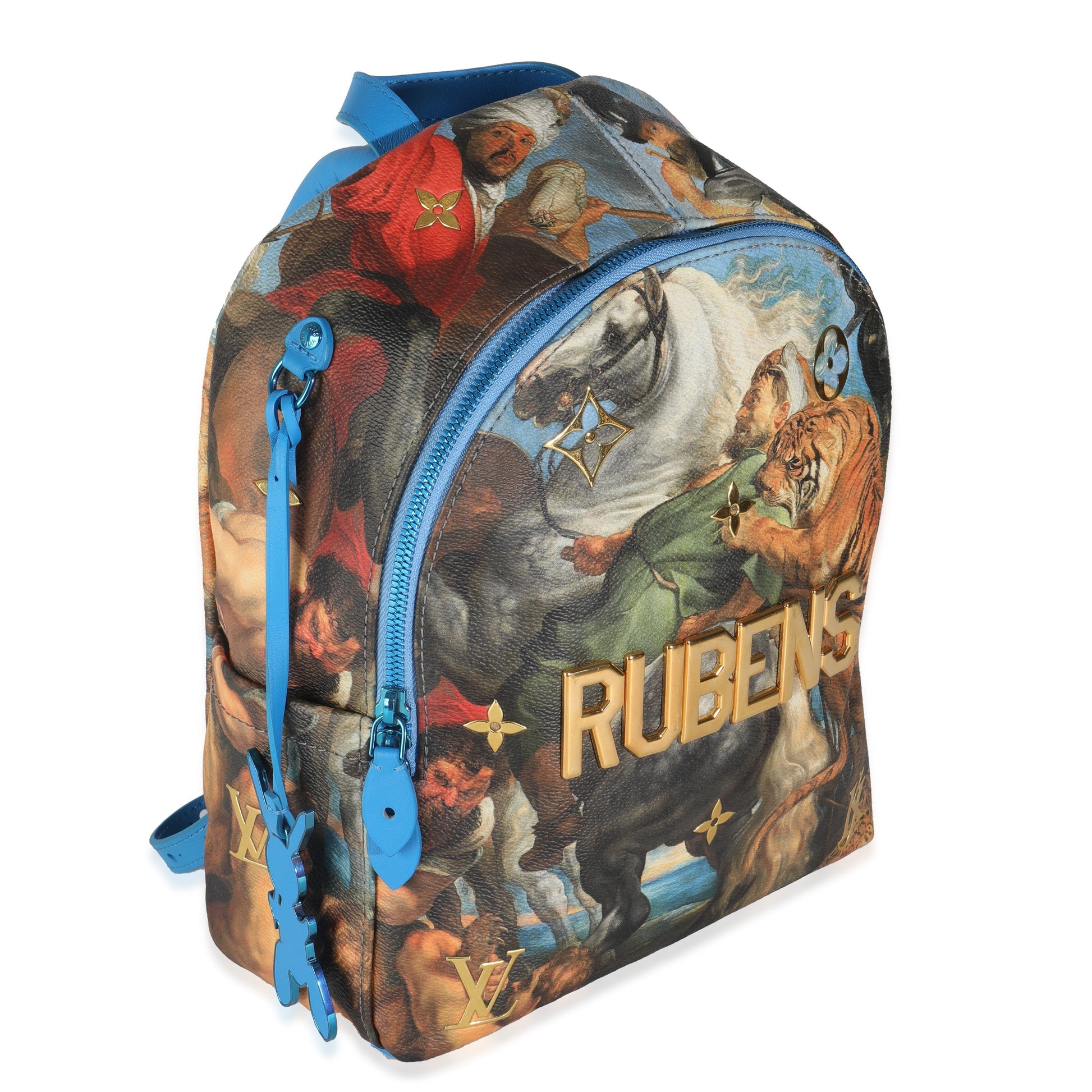 Louis Vuitton x Jeff Koons Rubens Palm Canvas Multicolor Jewelry