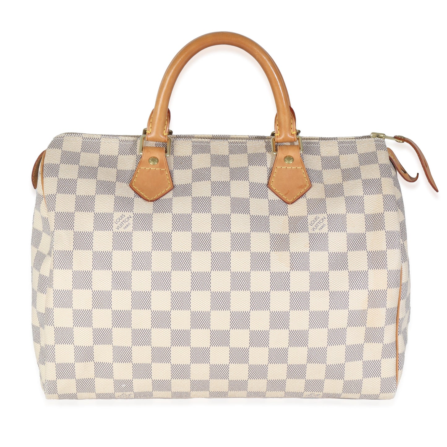 Louis Vuitton Damier Azur Speedy 30 Canvas Handbag
