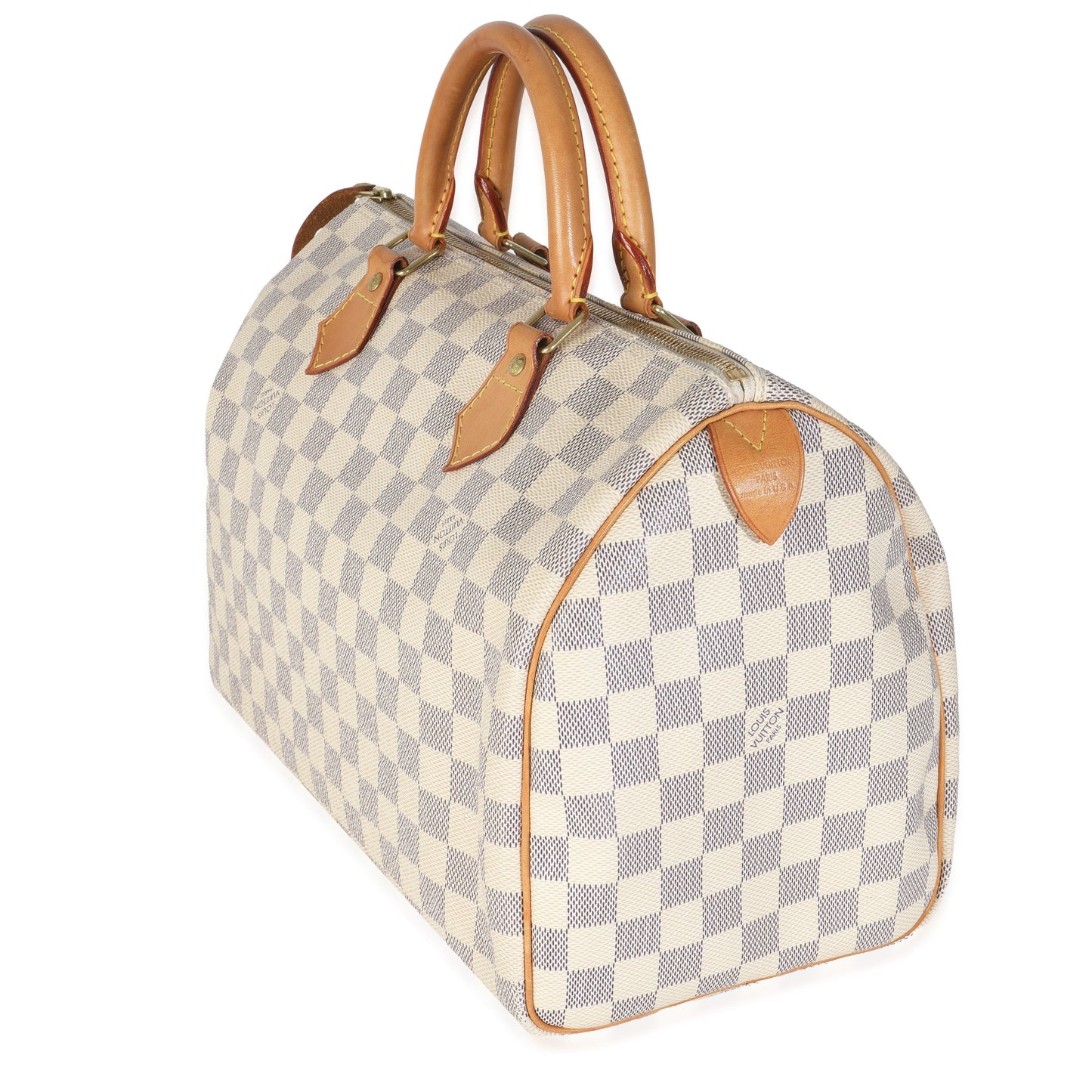 Louis Vuitton Damier Azur Speedy 30 Canvas Handbag