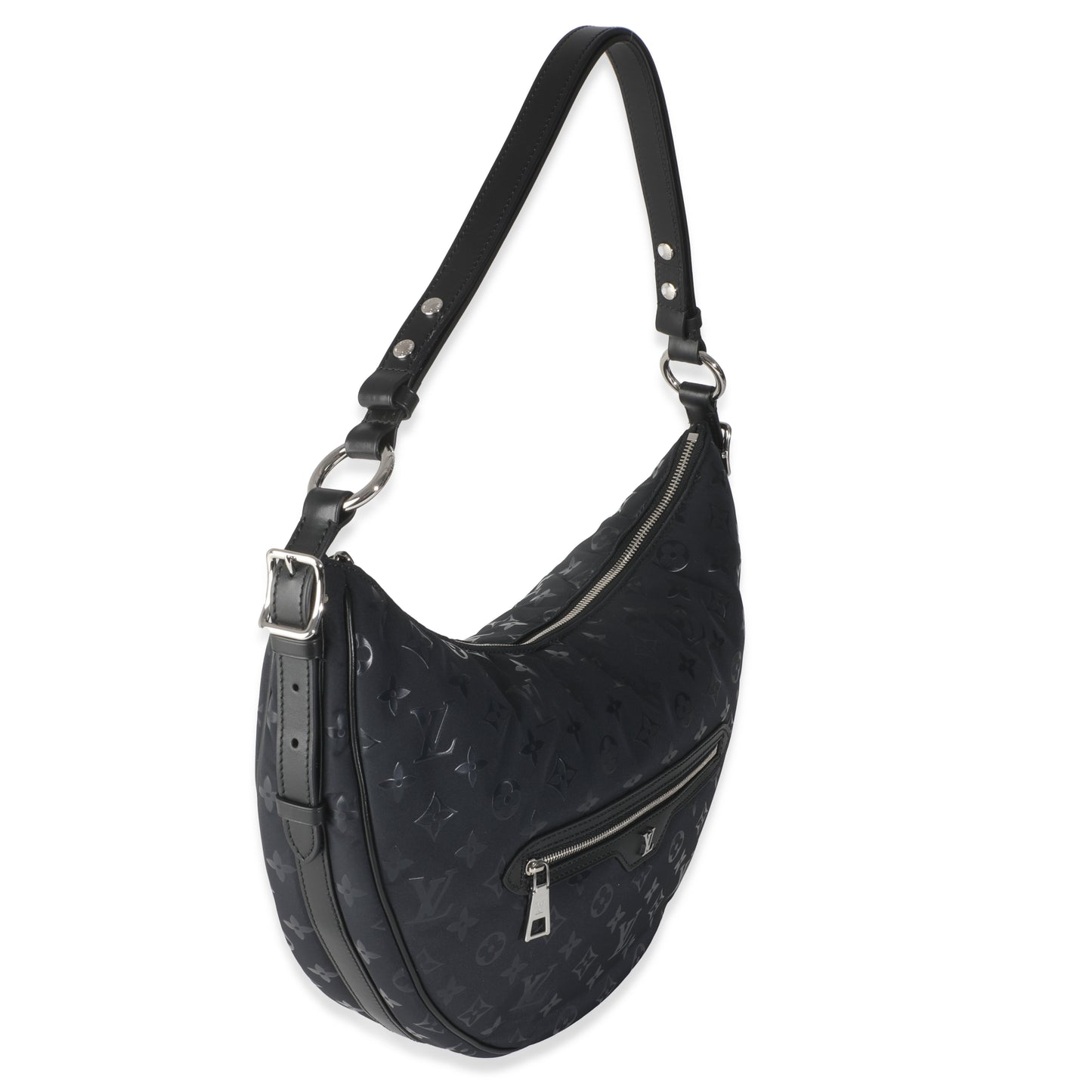 Louis Vuitton Polar Night Loop Pocket Monogram Nylon Shoulder Bag