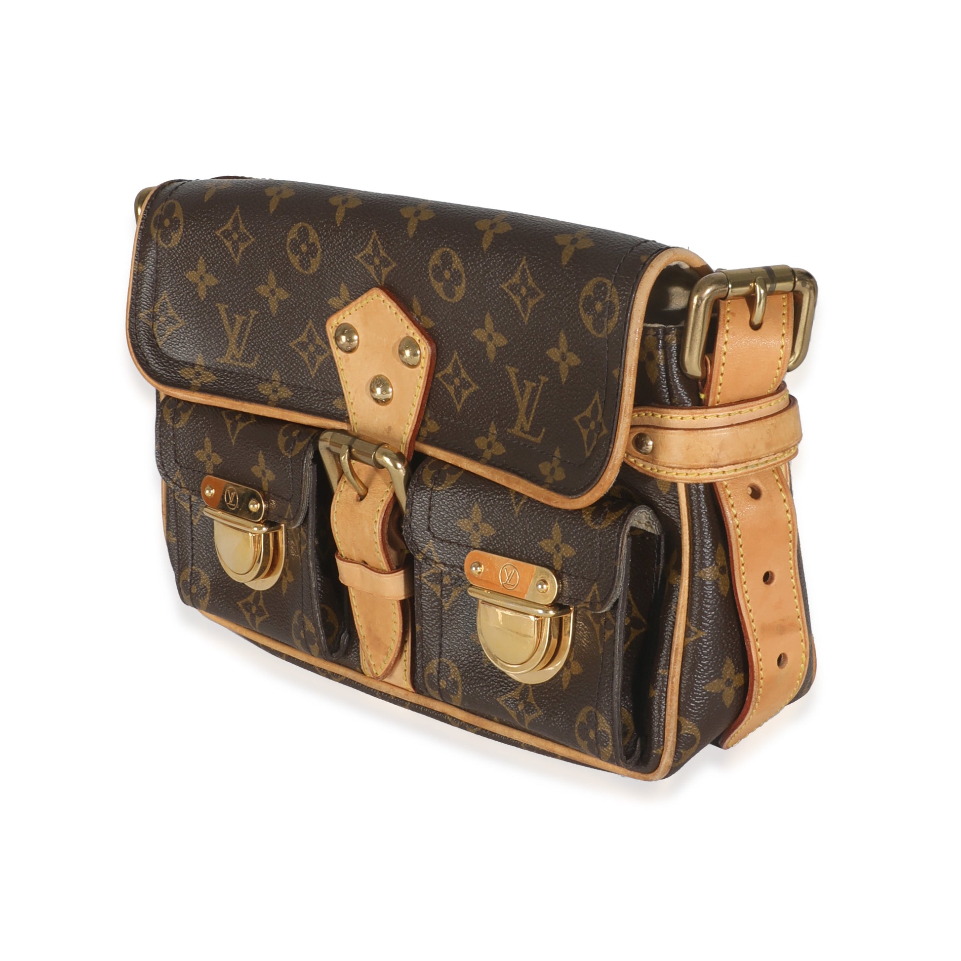 Louis Vuitton Hudson PM Monogram Canvas Handbag