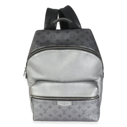 Louis Vuitton Sier Discovery Backpack Monogram Canvas Silver