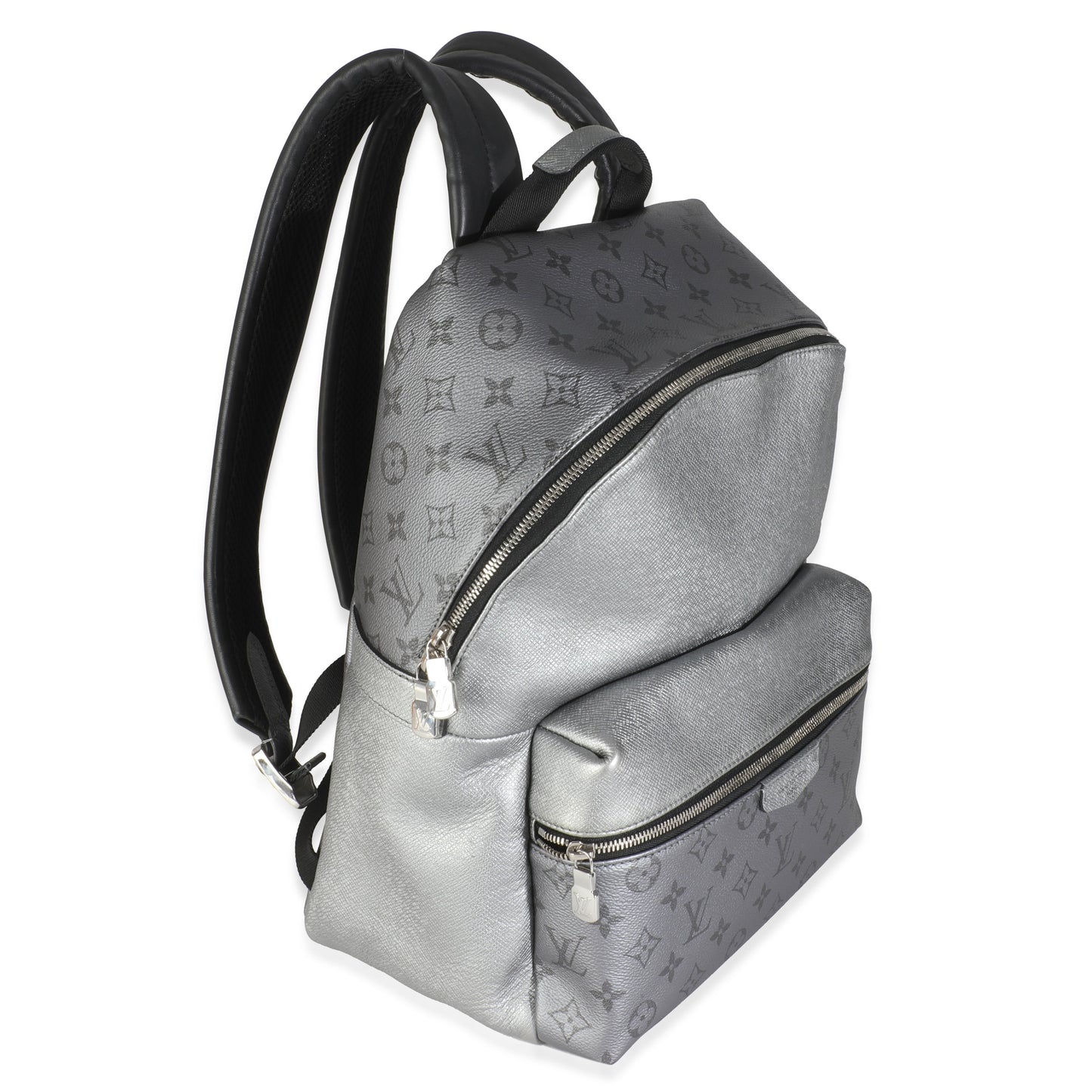 Louis Vuitton Sier Discovery Backpack Monogram Canvas Silver