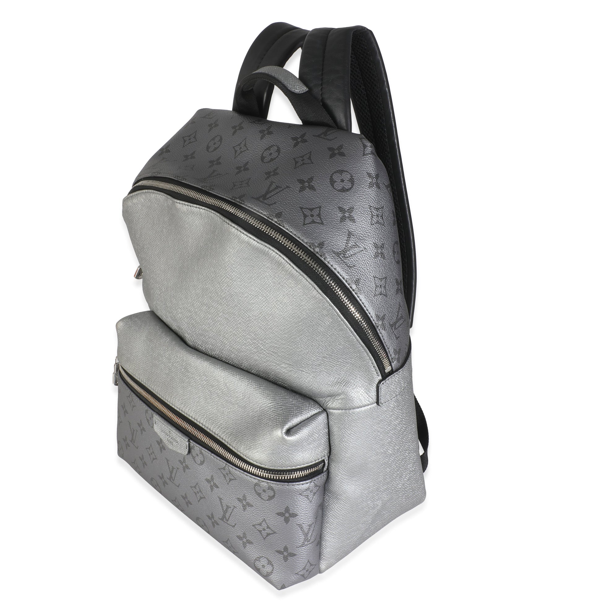 Louis Vuitton Sier Discovery Backpack Monogram Canvas Silver