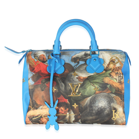 Louis Vuitton x Jeff Koons Masters Collection Canvas Multicolor Speedy Handbag