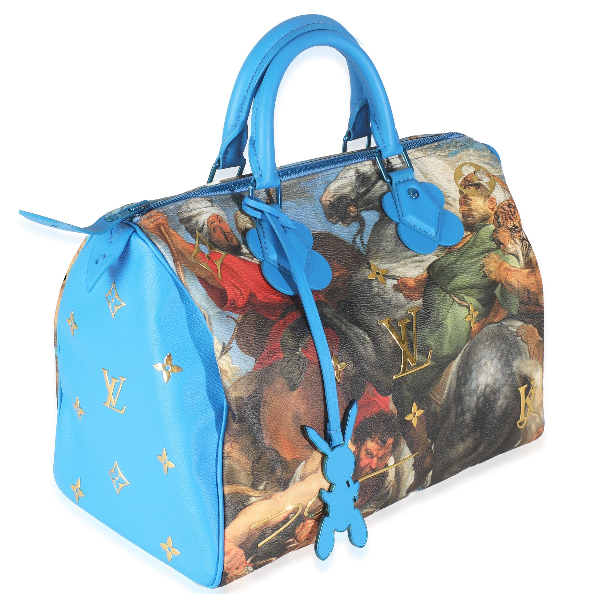 Louis Vuitton x Jeff Koons Masters Collection Canvas Multicolor Speedy Handbag