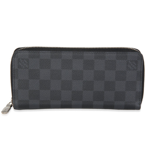 Louis Vuitton Damier Graphite Zippy Vertical Canvas Wallet Case