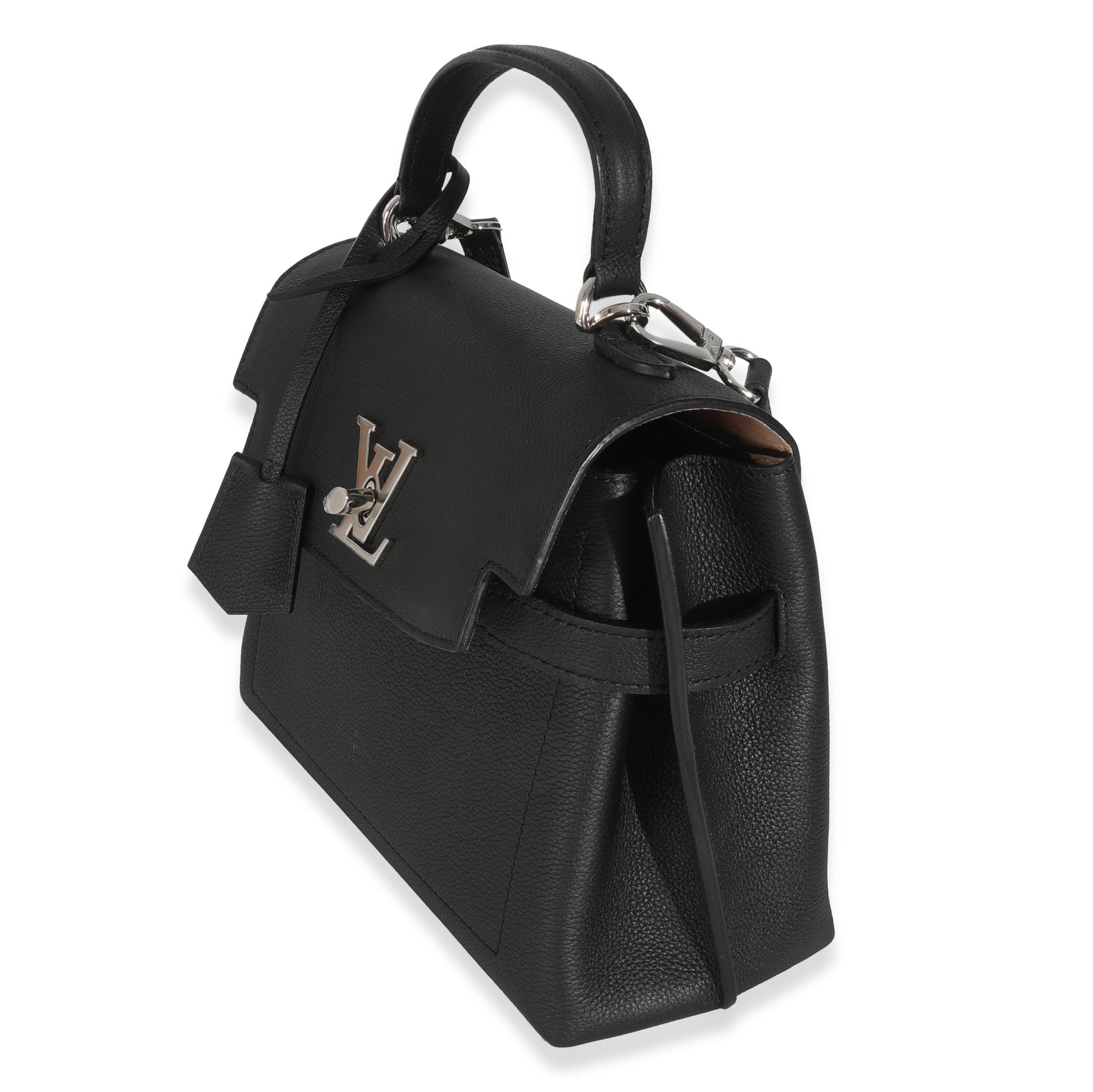 Louis Vuitton Lockme Ever BB Calfskin Black Handbag