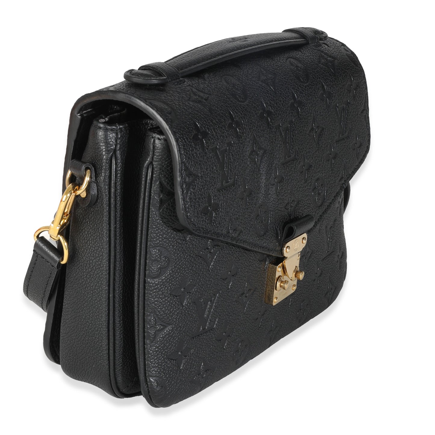 Louis Vuitton Empreinte Pochette Metis Monogram Black Clutch Bag 4
