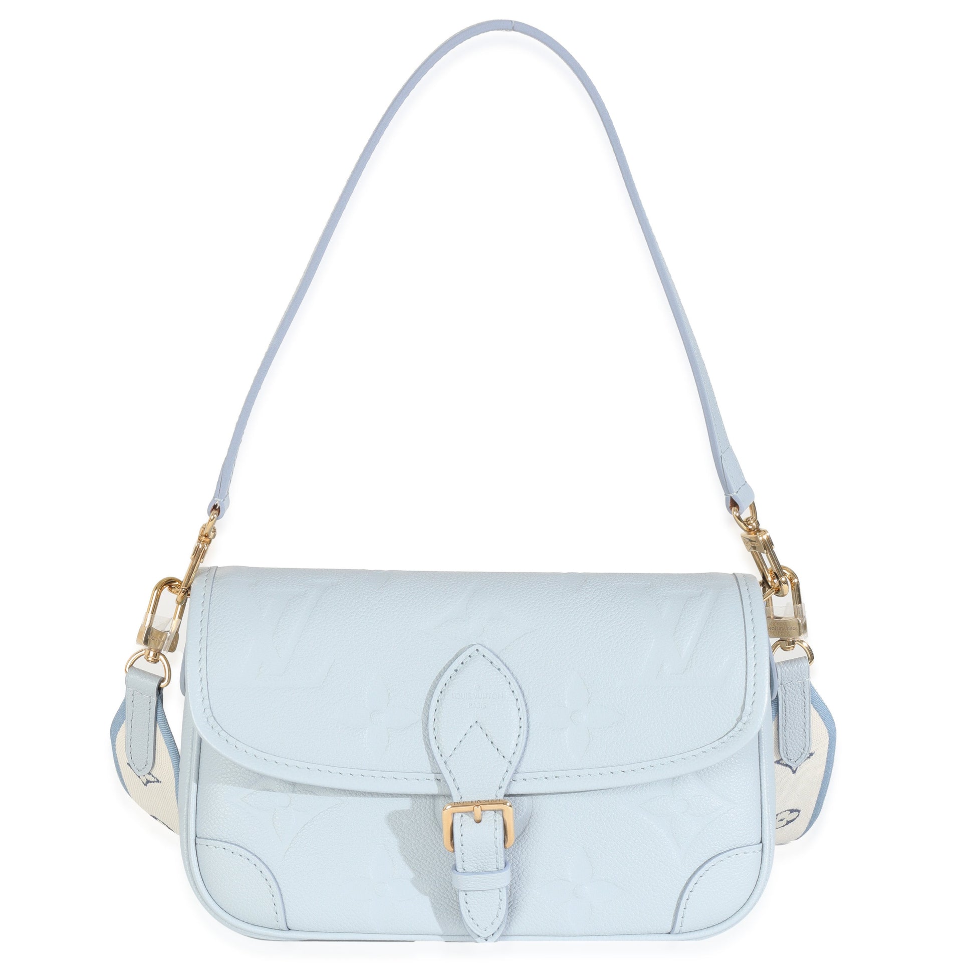 Louis Vuitton Hour Giant Empreinte Diane Monogram Blue Handbag