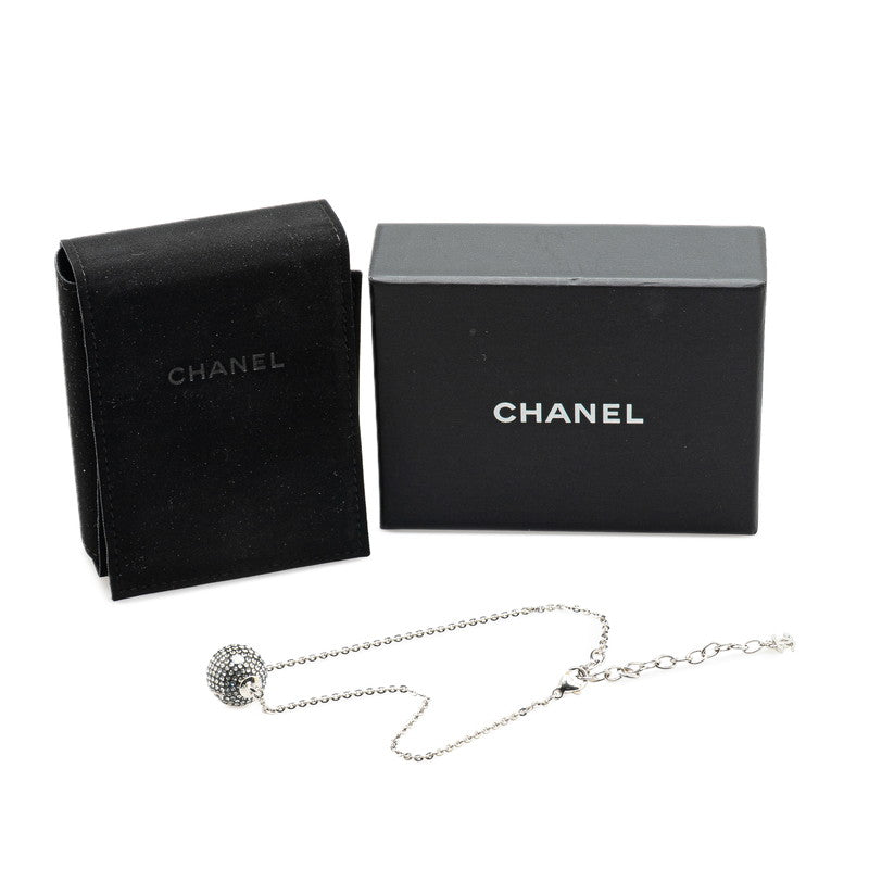 Chanel Metal Coco Mark Ball Necklace